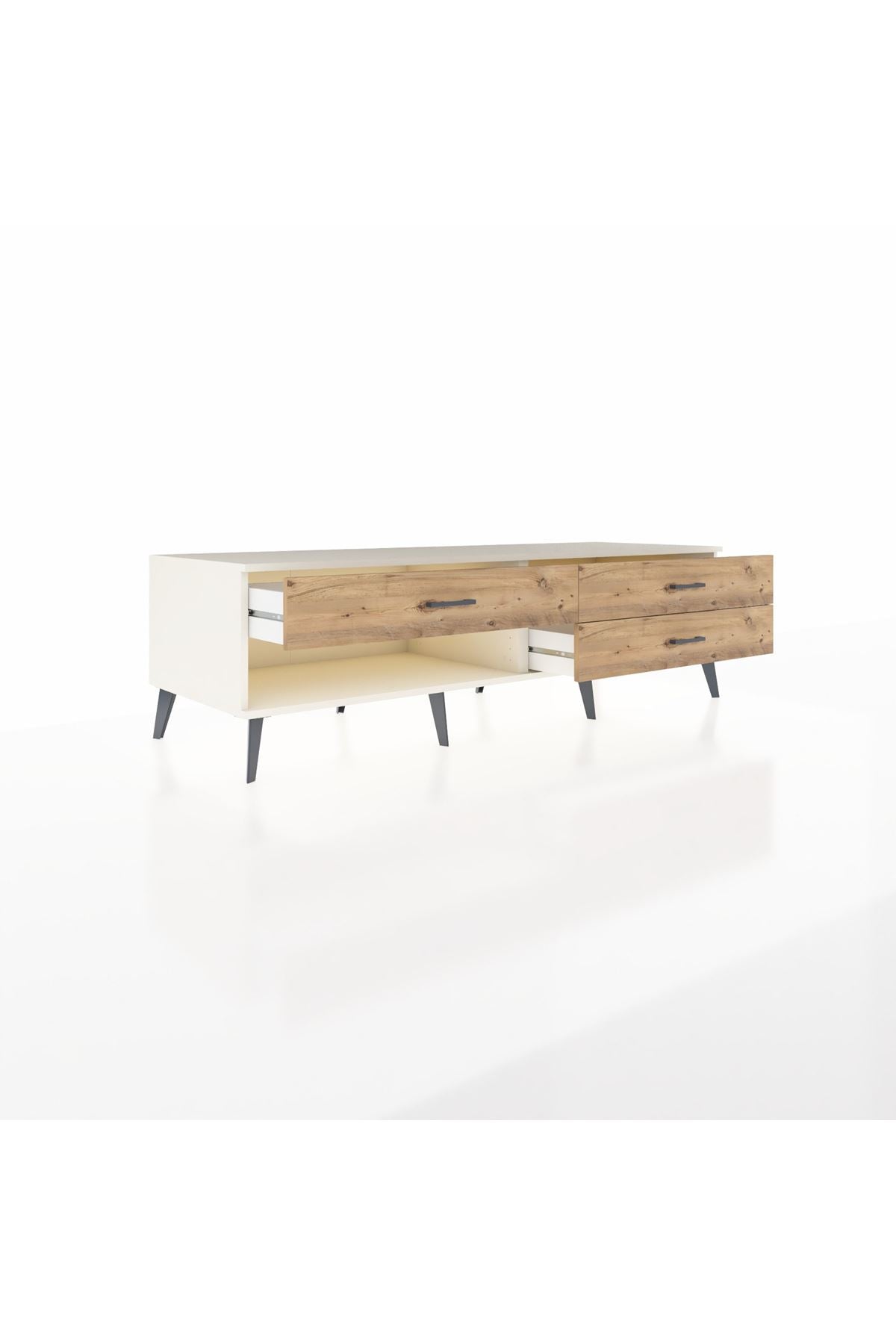 Kronos TV Ünitesi 3 Çekmeceli  176x59x51 Aytaşı-Aytaşı/Çam