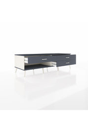 Kronos TV Ünitesi 3 Çekmeceli  176x59x51 Aytaşı-Antrasit/Antrasit