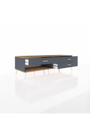 Kronos TV Ünitesi 3 Çekmeceli  176x59x51 Antrasit-Çam/Antrasit