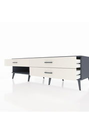 Kronos TV Ünitesi 3 Çekmeceli  176x59x51 Antrasit-Antrasit/Aytaşı