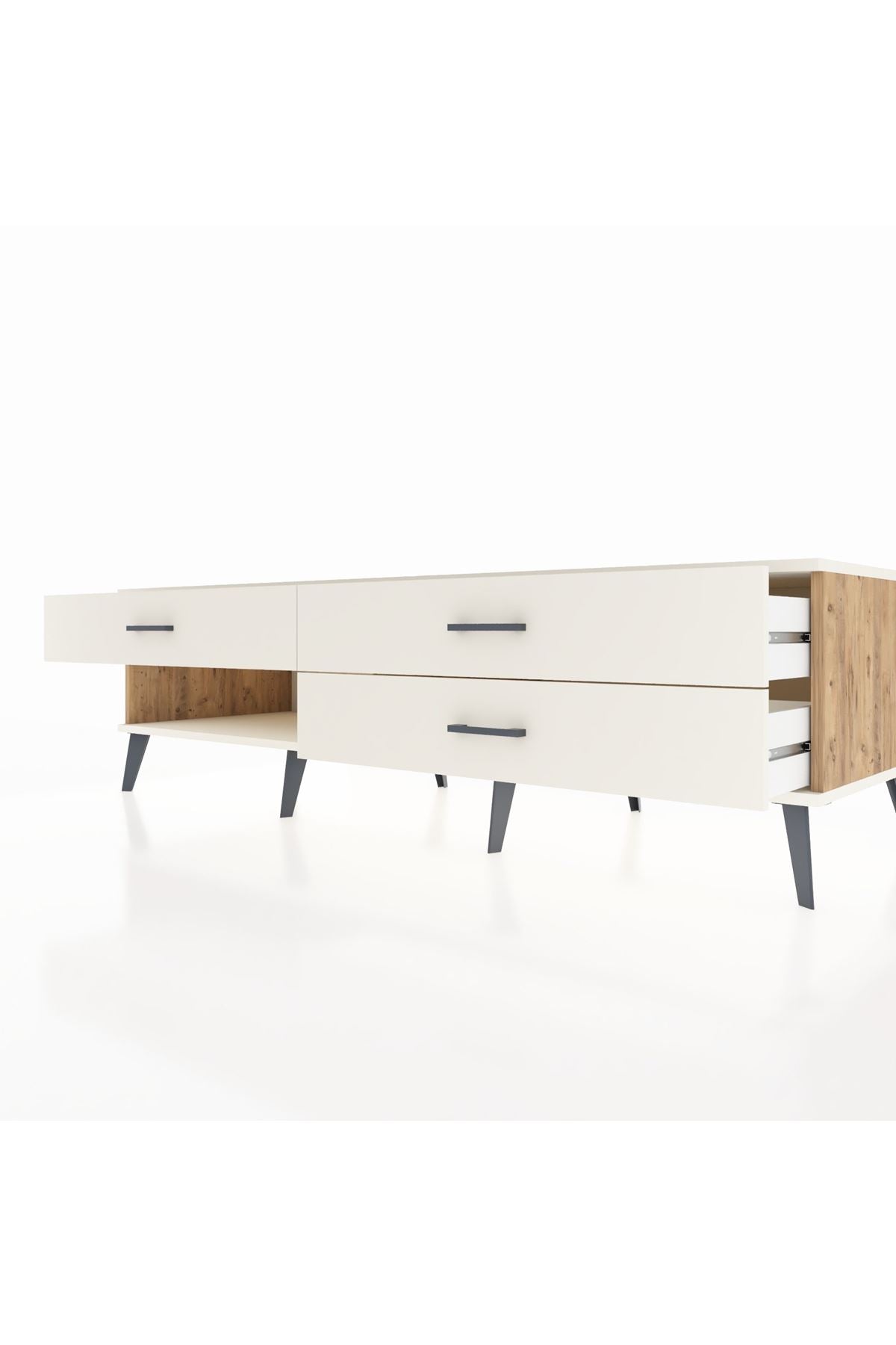 Kronos TV Ünitesi 3 Çekmeceli  176x59x51 Çam-Aytaşı/Aytaşı