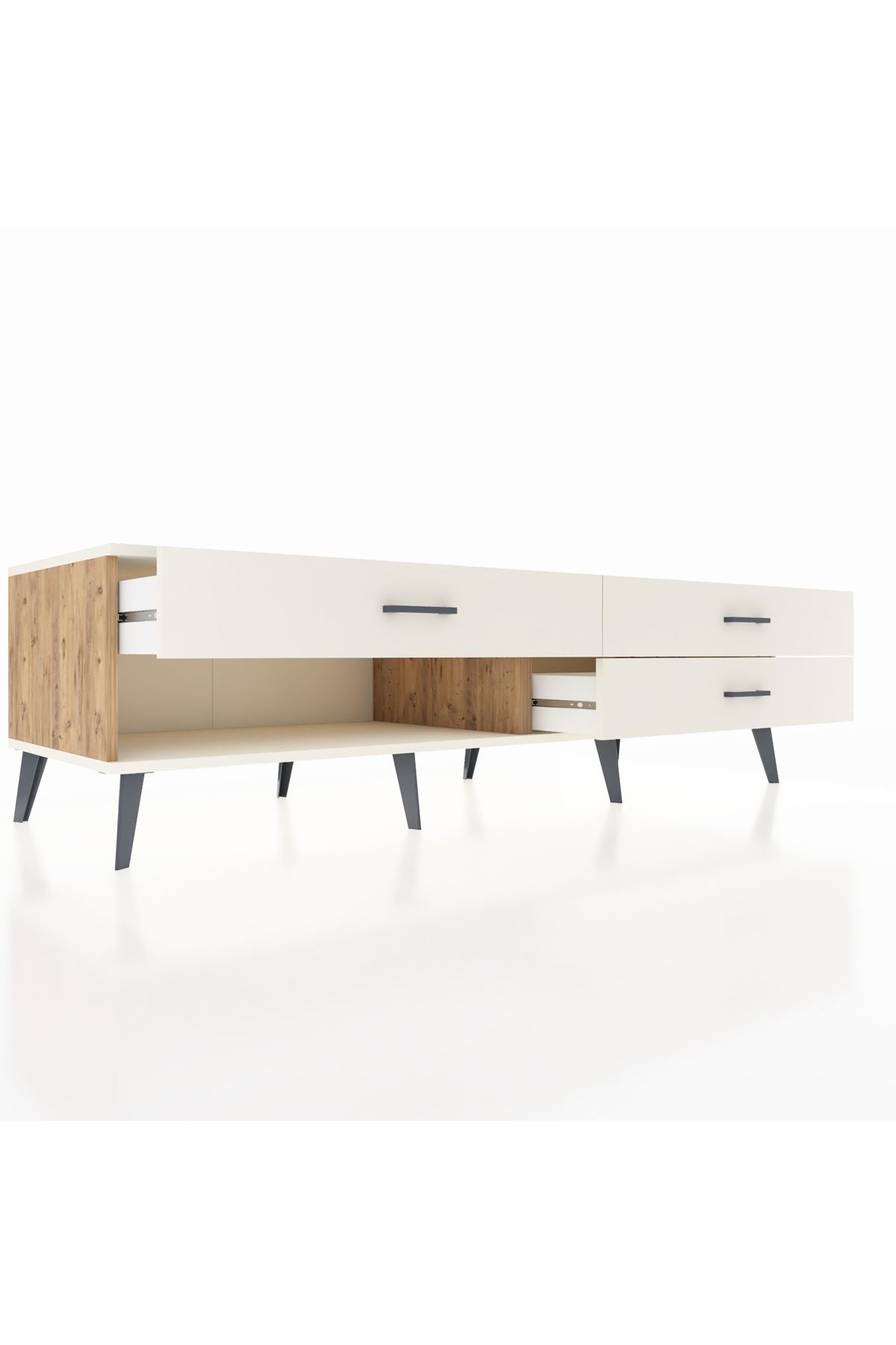 Kronos TV Ünitesi 3 Çekmeceli  176x59x51 Çam-Aytaşı/Aytaşı