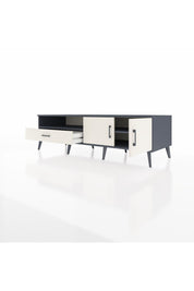 Kronos TV Ünitesi 2 Raflı Tek Çekmeceli 2 Kapaklı 176x59x51 Antrasit-Aytaşı/Aytaşı