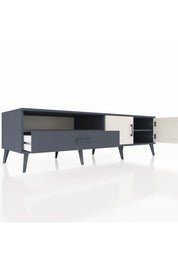 Kronos TV Ünitesi 2 Raflı Tek Çekmeceli 2 Kapaklı 176x59x51 Antrasit-Aytaşı/Antrasit