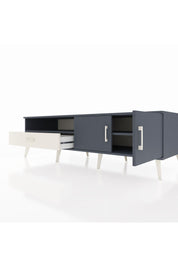 Kronos TV Ünitesi 2 Raflı Tek Çekmeceli 2 Kapaklı 176x59x51 Antrasit-Antrasit/Aytaşı