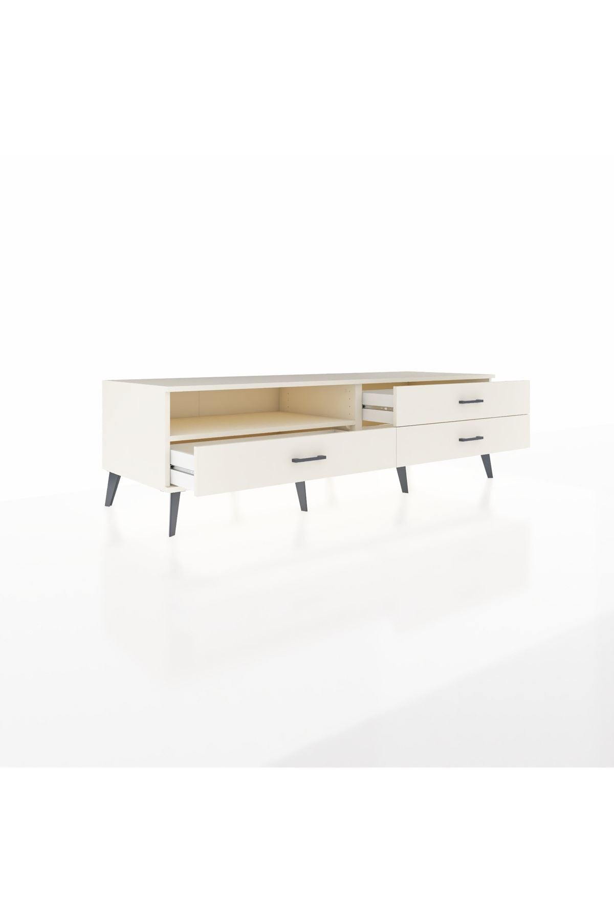 Kronos TV Ünitesi Tek Raflı 3 Çekmeceli  176x59x51 Aytaşı-Aytaşı/Aytaşı