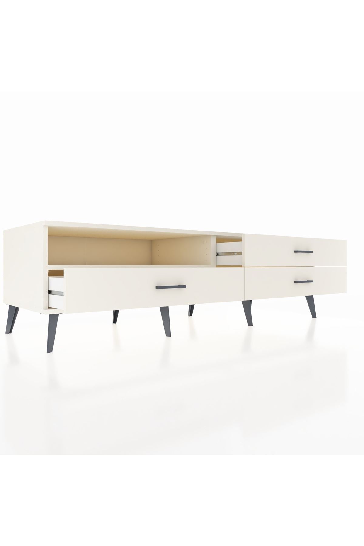 Kronos TV Ünitesi Tek Raflı 3 Çekmeceli  176x59x51 Aytaşı-Aytaşı/Aytaşı