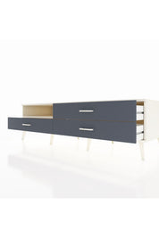 Kronos TV Ünitesi Tek Raflı 3 Çekmeceli  176x59x51 Aytaşı-Aytaşı/Antrasit