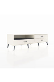 Kronos TV Ünitesi Tek Raflı 3 Çekmeceli  176x59x51 Aytaşı-Antrasit/Aytaşı