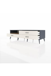 Kronos TV Ünitesi Tek Raflı 3 Çekmeceli  176x59x51 Antrasit-Çam/Aytaşı