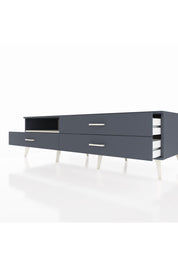 Kronos TV Ünitesi Tek Raflı 3 Çekmeceli  176x59x51 Antrasit-Aytaşı/Antrasit