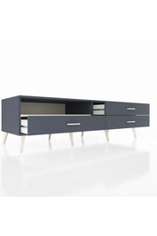 Kronos TV Ünitesi Tek Raflı 3 Çekmeceli  176x59x51 Antrasit-Aytaşı/Antrasit