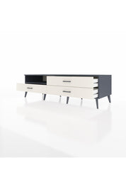 Kronos TV Ünitesi Tek Raflı 3 Çekmeceli  176x59x51 Antrasit-Antrasit/Aytaşı