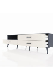 Kronos TV Ünitesi Tek Raflı 3 Çekmeceli  176x59x51 Antrasit-Antrasit/Aytaşı