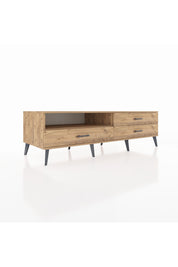 Kronos TV Ünitesi Tek Raflı 3 Çekmeceli  176x59x51 Çam-Çam/Çam