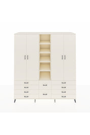 Kronos Dolap 9 Raflı 10 Çekmeceli 2 Askılı 220x59x243 Aytaşı-Aytaşı/Aytaşı