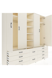 Kronos Dolap 9 Raflı 10 Çekmeceli 2 Askılı 220x59x243 Aytaşı-Aytaşı/Aytaşı