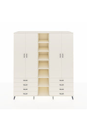 Kronos Dolap 10 Raflı 8 Çekmeceli 2 Askılı 220x59x243 Aytaşı-Aytaşı/Aytaşı