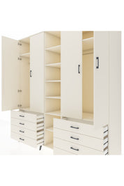 Kronos Dolap 10 Raflı 8 Çekmeceli 2 Askılı 220x59x243 Aytaşı-Aytaşı/Aytaşı