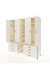 Kronos Dolap 10 Raflı 8 Çekmeceli 2 Askılı 220x59x243 Aytaşı-Aytaşı/Aytaşı