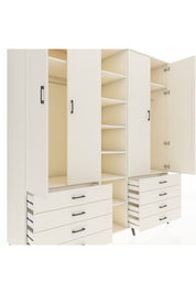 Kronos Dolap 10 Raflı 8 Çekmeceli 2 Askılı 220x59x243 Aytaşı-Aytaşı/Aytaşı