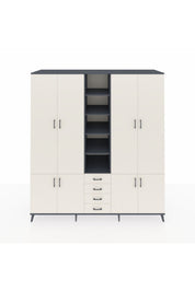 Kronos Dolap 17 Raflı 4 Çekmeceli 8 Kapaklı 220x59x243 - S784M005V13C