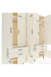 Kronos Dolap 11 Raflı 4 Çekmeceli 2 Askılı 220x59x243 Aytaşı-Aytaşı/Aytaşı