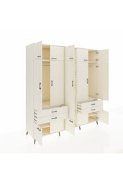 Kronos Dolap 11 Raflı 4 Çekmeceli 2 Askılı 220x59x243 Aytaşı-Aytaşı/Aytaşı