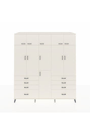 Kronos Dolap 8 Raflı 8 Çekmeceli 3 Askılı 220x59x243 Aytaşı-Aytaşı/Aytaşı