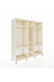 Kronos Dolap 10 Raflı 4 Çekmeceli 2 Askılı 220x59x243 Aytaşı-Aytaşı/Aytaşı