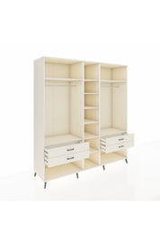 Kronos Dolap 10 Raflı 4 Çekmeceli 2 Askılı 220x59x243 Aytaşı-Aytaşı/Aytaşı