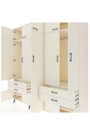 Kronos Dolap 12 Raflı 4 Çekmeceli 2 Askılı 220x59x243 Aytaşı-Aytaşı/Aytaşı