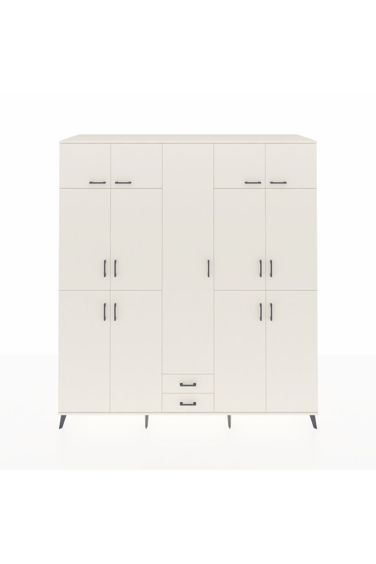 Kronos Dolap 10 Raflı 2 Çekmeceli 4 Askılı 220x59x243 Aytaşı-Aytaşı/Aytaşı