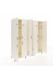 Kronos Dolap 10 Raflı 2 Çekmeceli 4 Askılı 220x59x243 Aytaşı-Aytaşı/Aytaşı