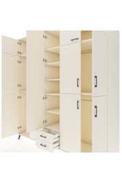 Kronos Dolap 10 Raflı 2 Çekmeceli 4 Askılı 220x59x243 Aytaşı-Aytaşı/Aytaşı