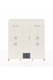 Kronos Dolap 10 Raflı 2 Çekmeceli 4 Askılı 220x59x243 Aytaşı-Aytaşı/Antrasit