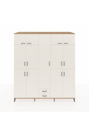 Kronos Dolap 10 Raflı 2 Çekmeceli 4 Askılı 220x59x243 Çam-Aytaşı/Aytaşı