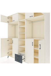 Kronos Dolap 14 Raflı 2 Çekmeceli 2 Askılı 220x59x243 - S784M013V05C