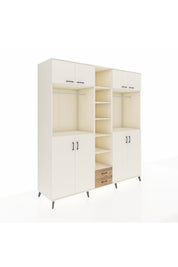 Kronos Dolap 14 Raflı 2 Çekmeceli 2 Askılı 220x59x243 - S784M013V06C