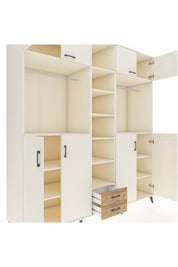 Kronos Dolap 14 Raflı 2 Çekmeceli 2 Askılı 220x59x243 - S784M013V06C