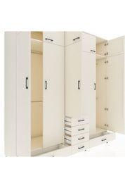 Kronos Dolap 6 Raflı 6 Çekmeceli 4 Askılı 220x59x243 - S784M014V04C