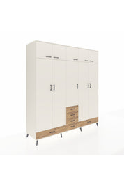 Kronos Dolap 6 Raflı 6 Çekmeceli 4 Askılı 220x59x243 - S784M014V06C