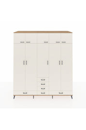 Kronos Dolap 6 Raflı 6 Çekmeceli 4 Askılı 220x59x243 - S784M014V22C