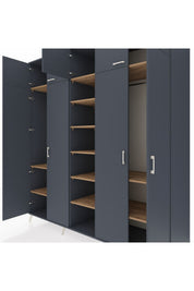 Kronos Dolap 12 Raflı 9 Kapaklı 2 Askılı 220x59x243 - S784M016V18C