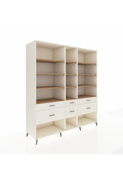Kronos Dolap 12 Raflı 6 Çekmeceli 220x59x243 - S784M019V01C