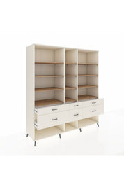 Kronos Dolap 12 Raflı 6 Çekmeceli 220x59x243 - S784M019V01C