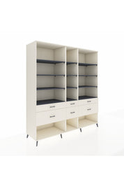 Kronos Dolap 12 Raflı 6 Çekmeceli 220x59x243 - S784M019V07C