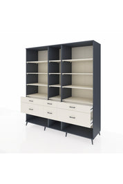 Kronos Dolap 12 Raflı 6 Çekmeceli 220x59x243 - S784M019V13C