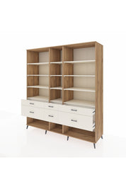 Kronos Dolap 12 Raflı 6 Çekmeceli 220x59x243 - S784M019V22C
