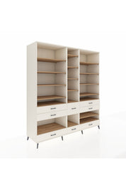 Kronos Dolap 19 Raflı 8 Çekmeceli 220x59x243 - S784M020V01C